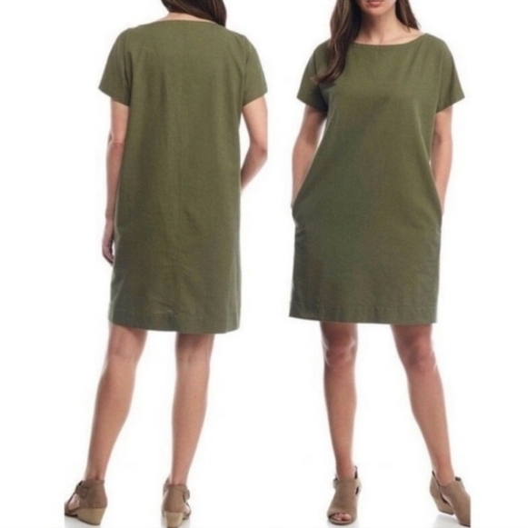 Eileen Fisher Dresses & Skirts - Eileen Fisher Organic Cotton Sheath Dress Size Petite Small